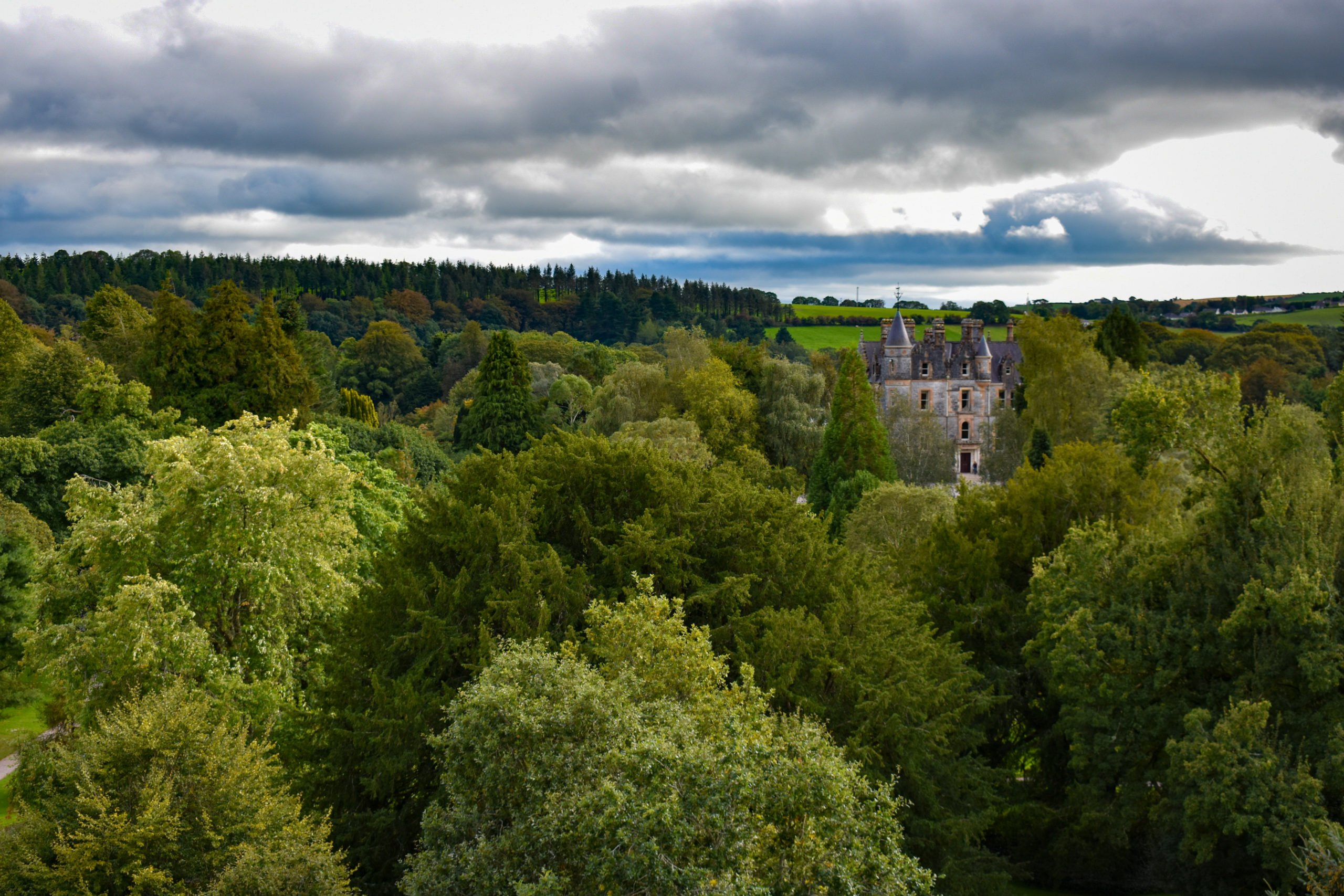 View of Blarney House From On Top of Blarney Castle