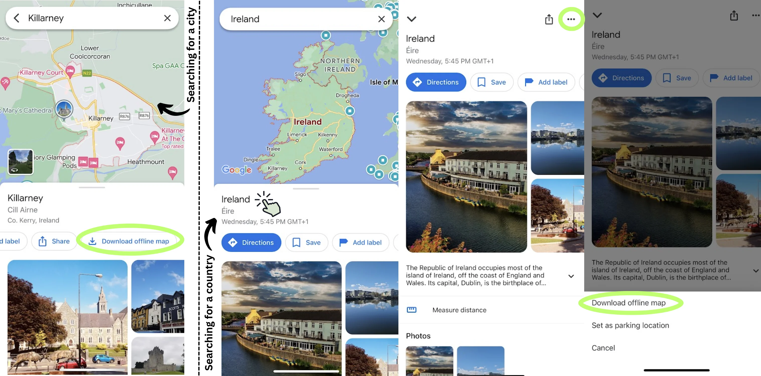 travel tips google maps offline