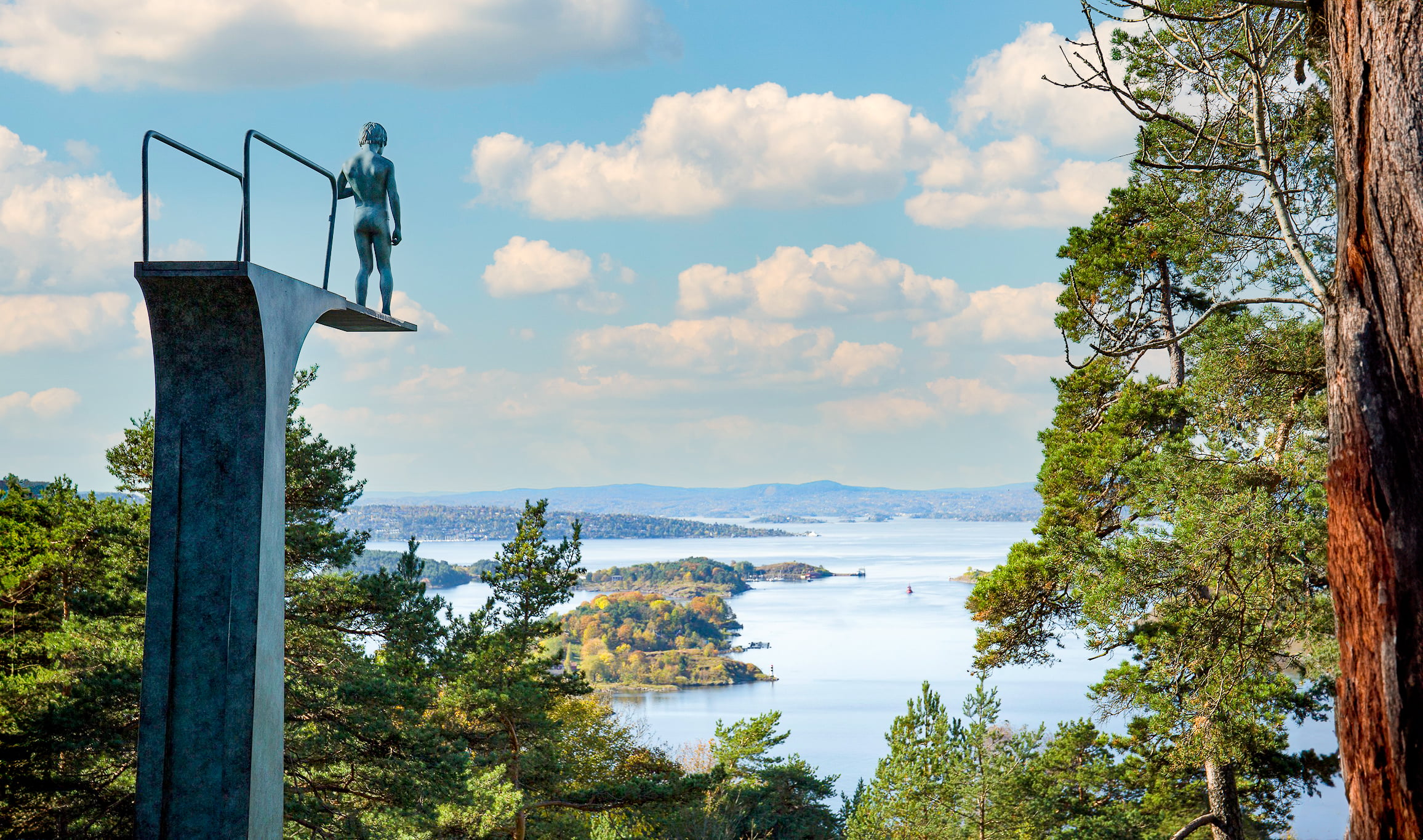 Elmgreen & Dragset Sculpture at Ekebergparken