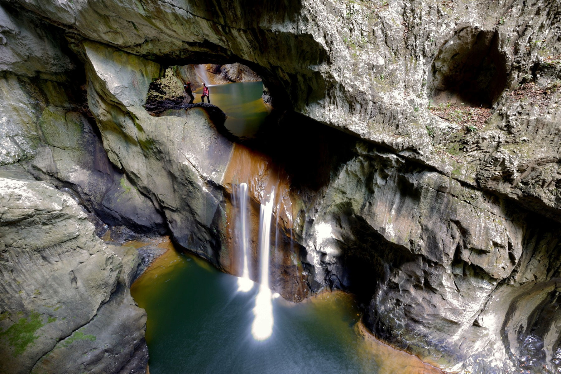 Skocjan Caves Velika Dolina Waterfall 